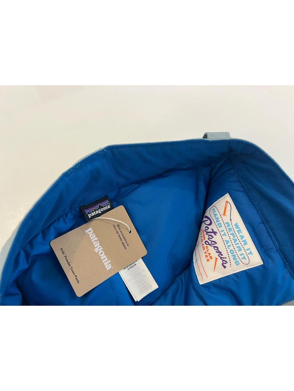 $169 Patagonia Powdertown Snow Pants Thermal Blue Size Large - Picture 4 of 16